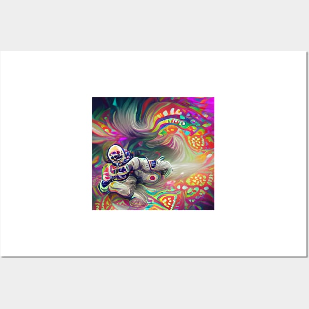 Psychedelic Astronaut Wall Art by Mihadom